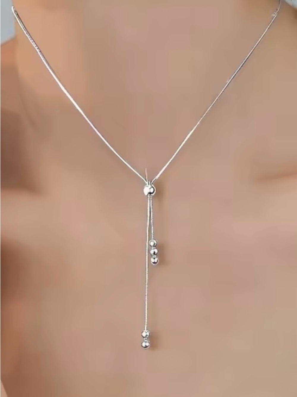 New .925 Sterling Adjustable Necklace